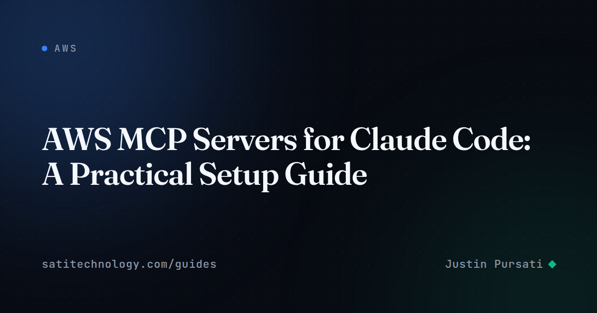 AWS MCP Servers for Claude Code: A Practical Setup Guide
